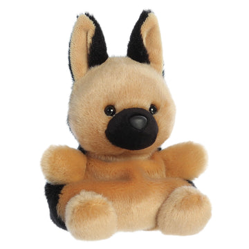 Aurora® Palm Pals™ Hans German Shepherd™ Stuffed Animal - Brown, 5 Inches, Pocket-Sized, Collectable, Polyester