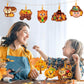JUNEBRUSHS 32 Pcs Fall Crafts, Autumn Sticker Crafts Thanksgiving Turkey Scarecrow Sticker Fall DIY Hanging Ornaments Craft Harv