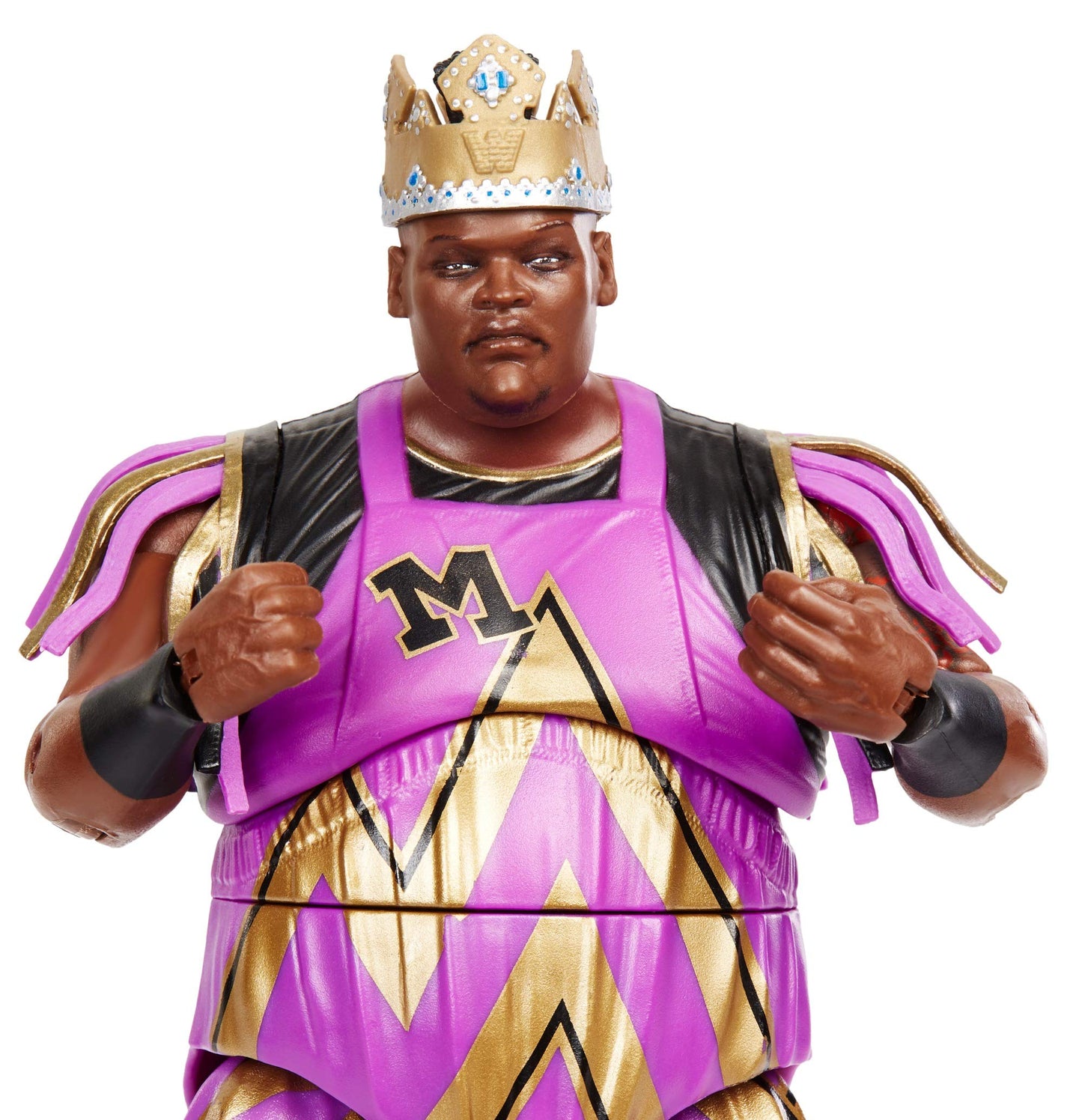 WWE King Mabel Elite Collection Action Figure - 6 Inch, Multicolor, Plastic, Model GCL48