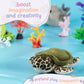 Forest & Twelfth Stuffed Sea Turtle, Single Mini Stuffed Animal Plush Toy For Kids, Ocean Party Favors And Goody Bags, Classroom Treasure Box Prizes, Stocking Stuffers (Sea Turtle)