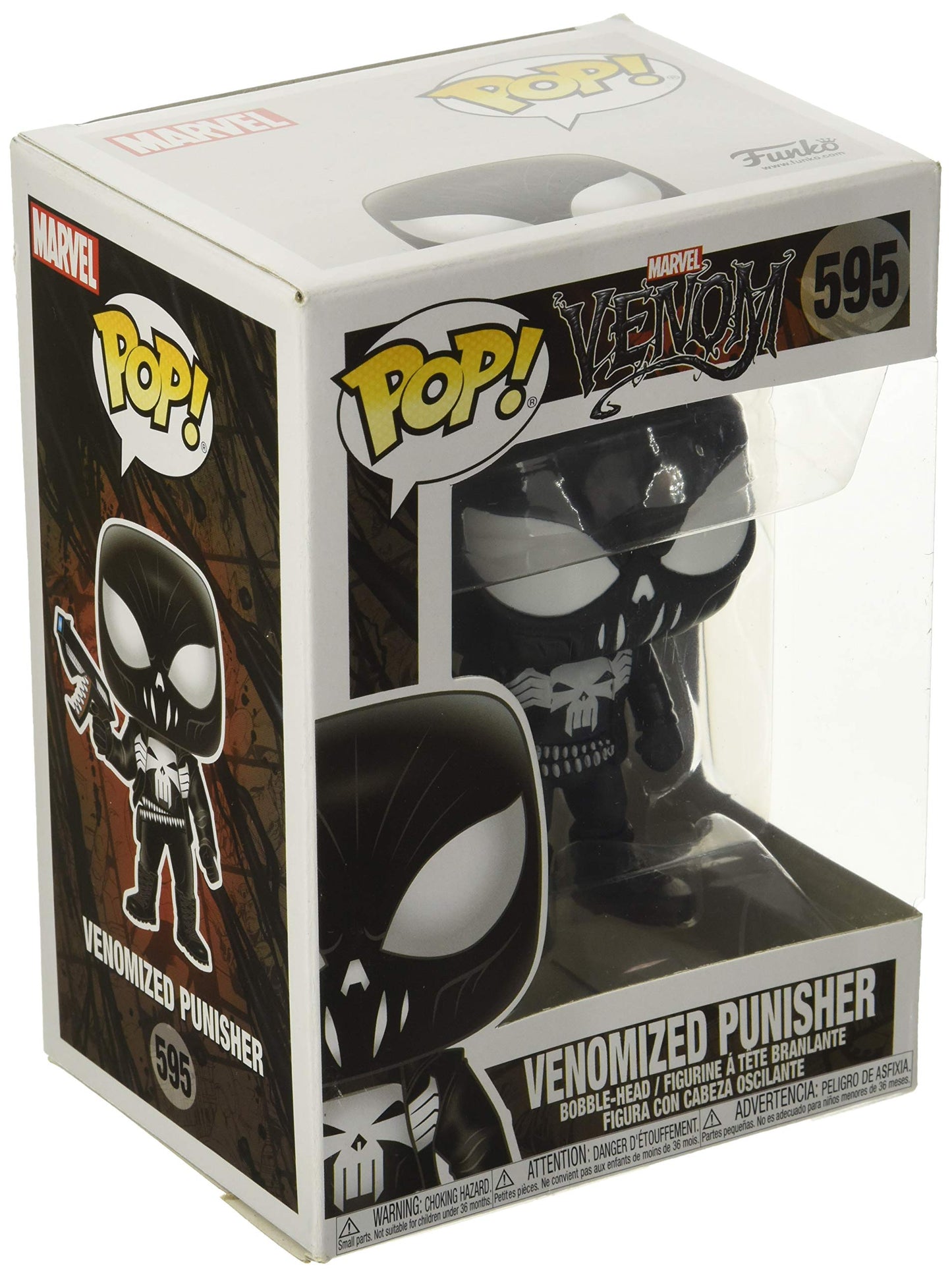 Funko Pop! Marvel: Marvel Venom - Punisher, Multicolor