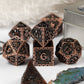 Udixi 7-Die Metal Dice Set, Polyhedral Dnd Dice Set Dragon D&D Dice For Dungeons And Dragons Role Playing Game And Other Tableto