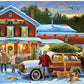 Buffalo Games 500 Piece Jigsaw Puzzle - General Store at Christmas - Multicolor - Challenging Puzzle for Adults - Model 33268