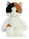 Aurora 12" Esmeralda Cat Plush Toy - White, Model 34221