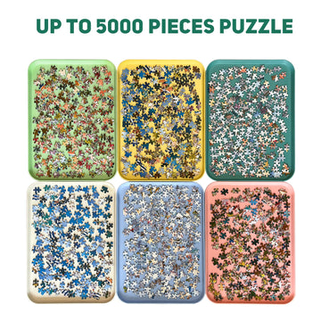 Nariolar Extra-Large Puzzle Sorting Trays, 6 Pack, Stackable, 16.9 x 12, for 2000/3000/5000 Puzzle Pieces
