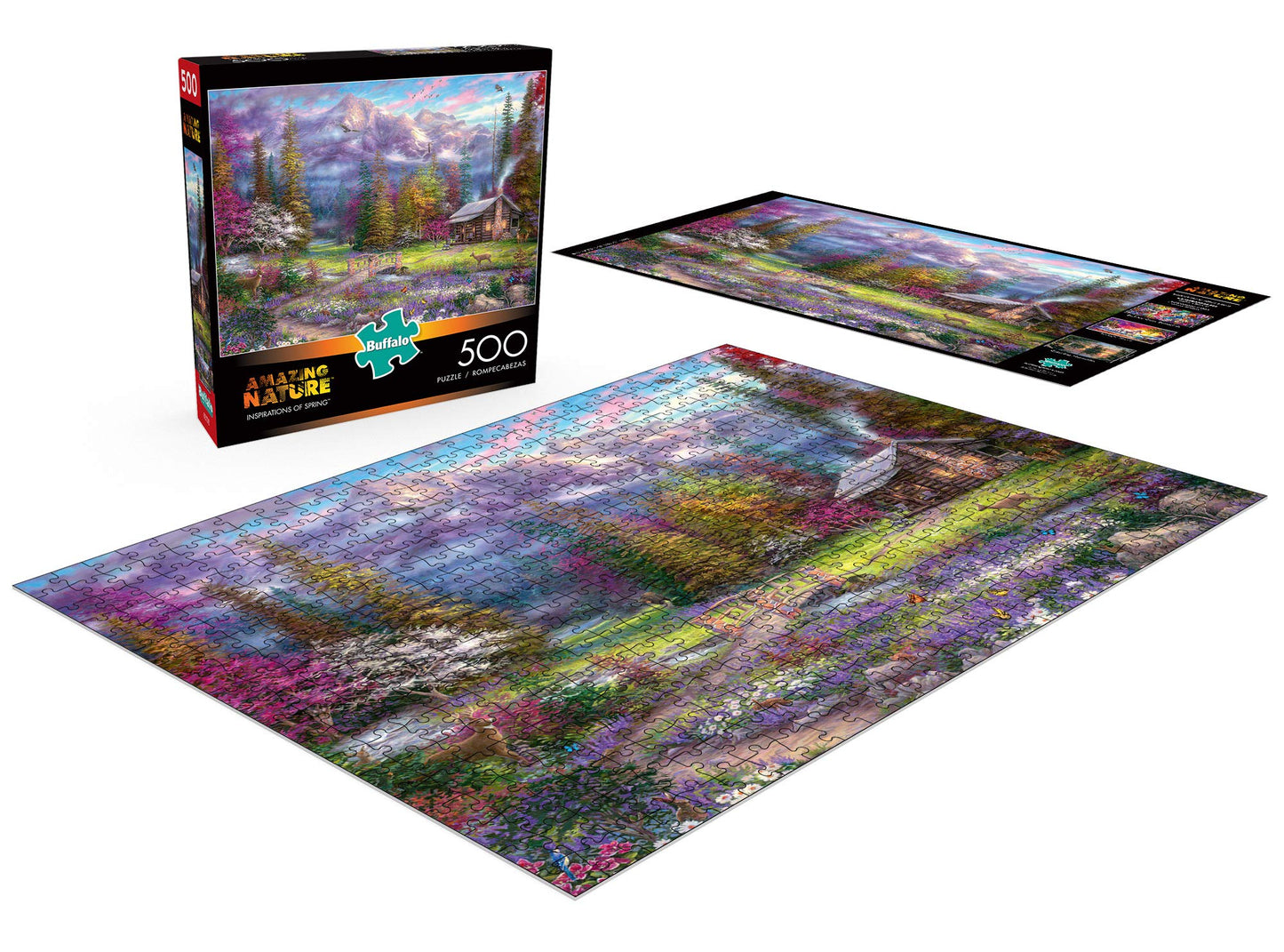 Buffalo Games - Chuck Pinson - Inspirations Of Spring - 500 Piece Jigsaw Puzzle For Adults Challenging Puzzle Perfect For Game Nights - Finished Size Is 21.25 X 15.00
