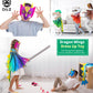 D.Q.Z Toddlers Dinosaur-Dragon-Wings Costume For Kids With Mask, Dino Cape Boys Dress Up Birthday Party Toys Gifts (Rainbow)