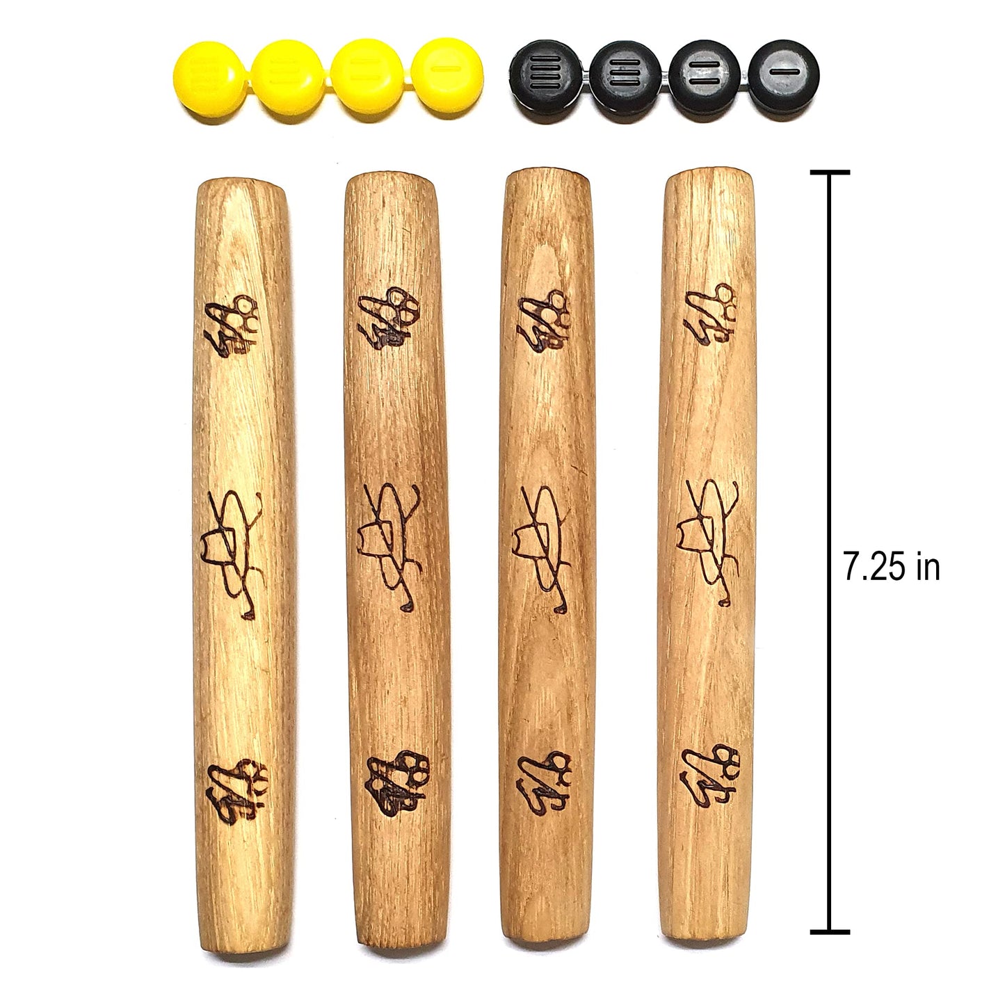 LENITH YUTNORI Korean Board Game - Strategy Wood Stick Game for Family, Adults - Normal Size, Perfect for Parties