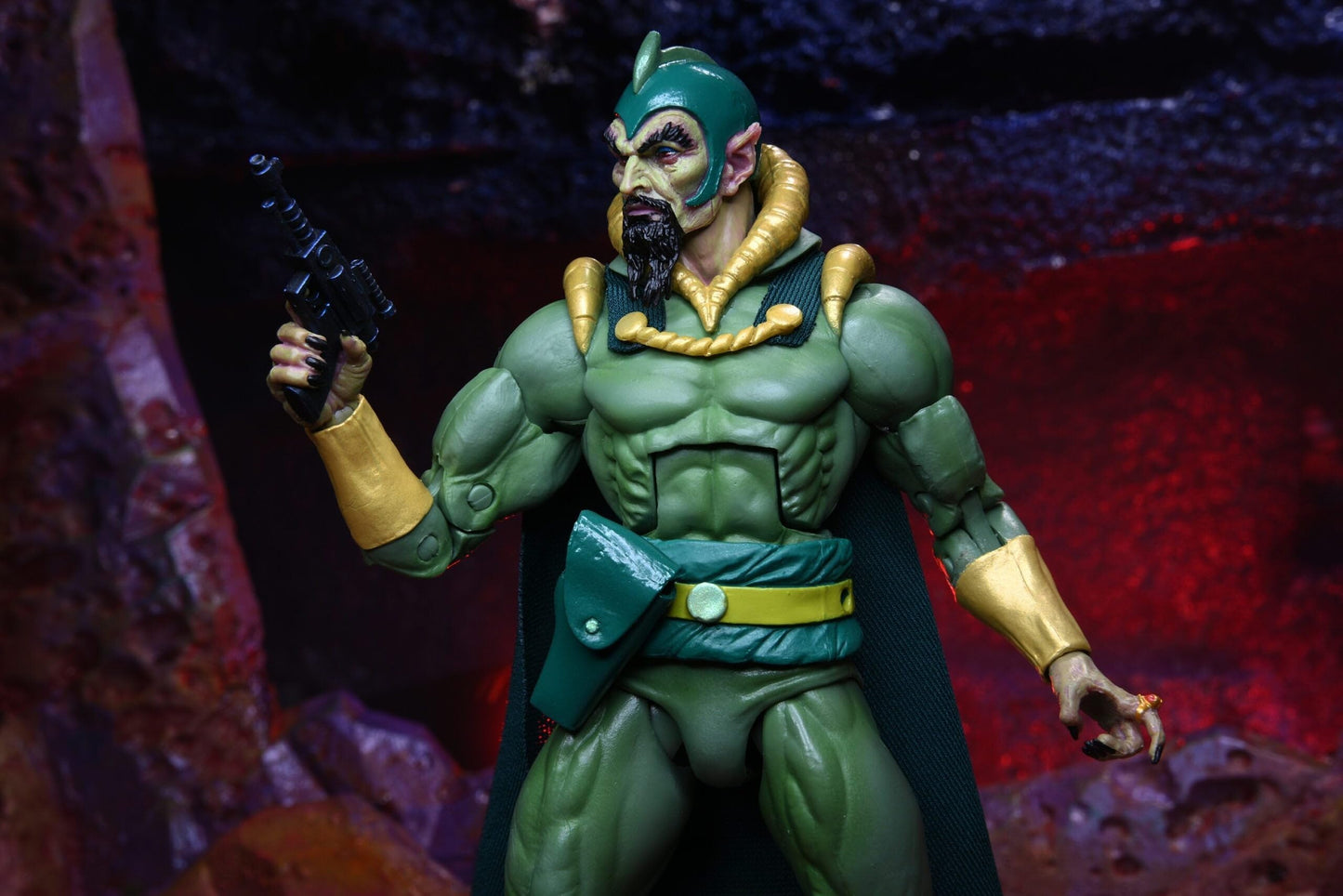 NECA King Features 7  Scale Action Figure - Original Superheroes Flash Gordon Series Ming The Merciless