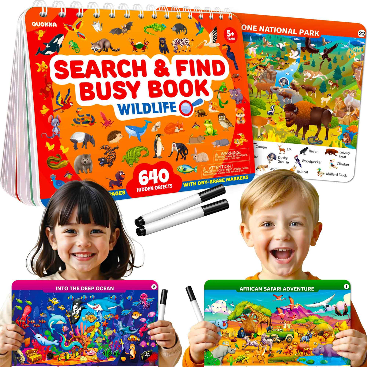 Busy Book for Toddlers 35  Reusable Dry Erase Workbooks for Kids 46