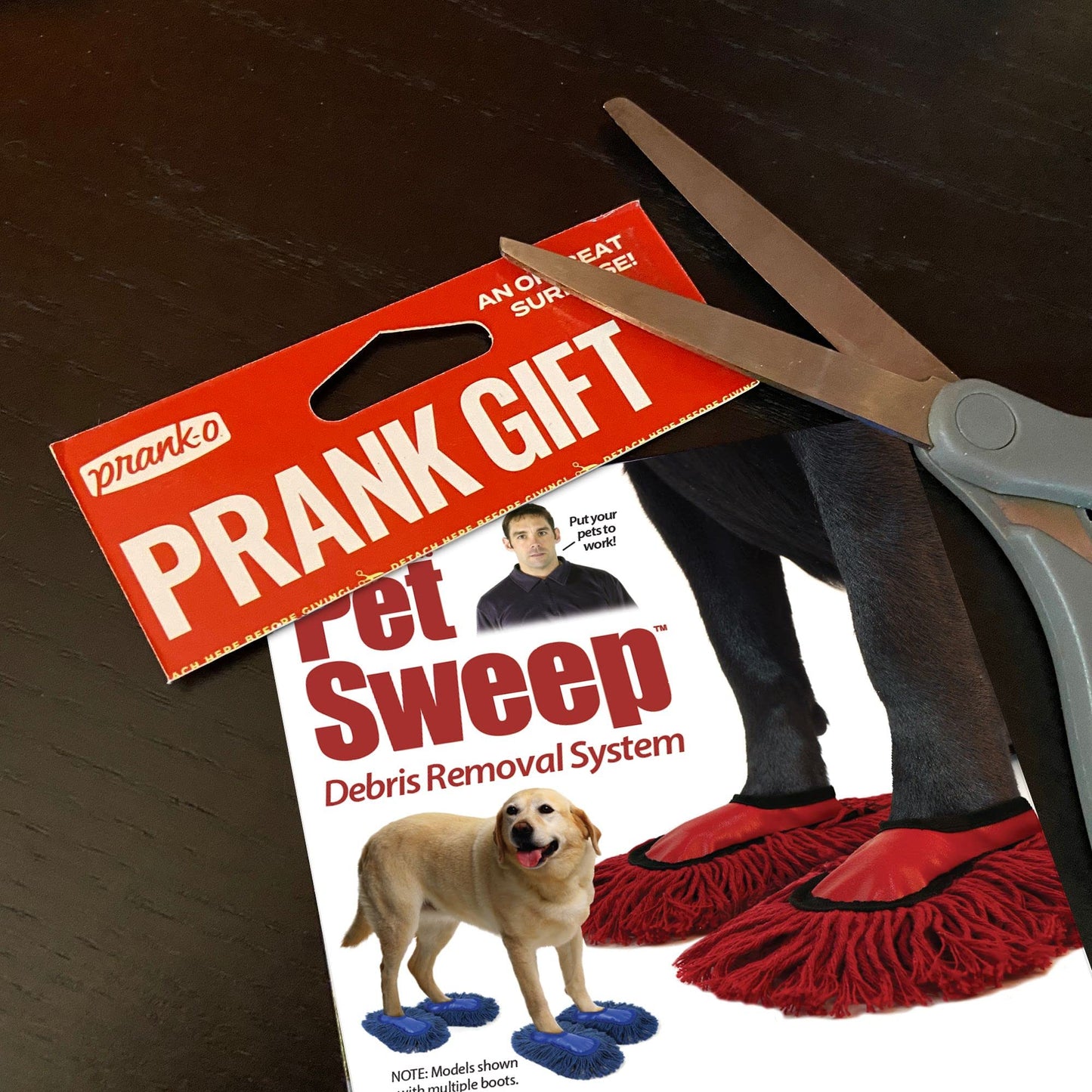 Prank Pack Pet Sweep - Hilarious Prank Gift for Pet Lovers, Medium Size