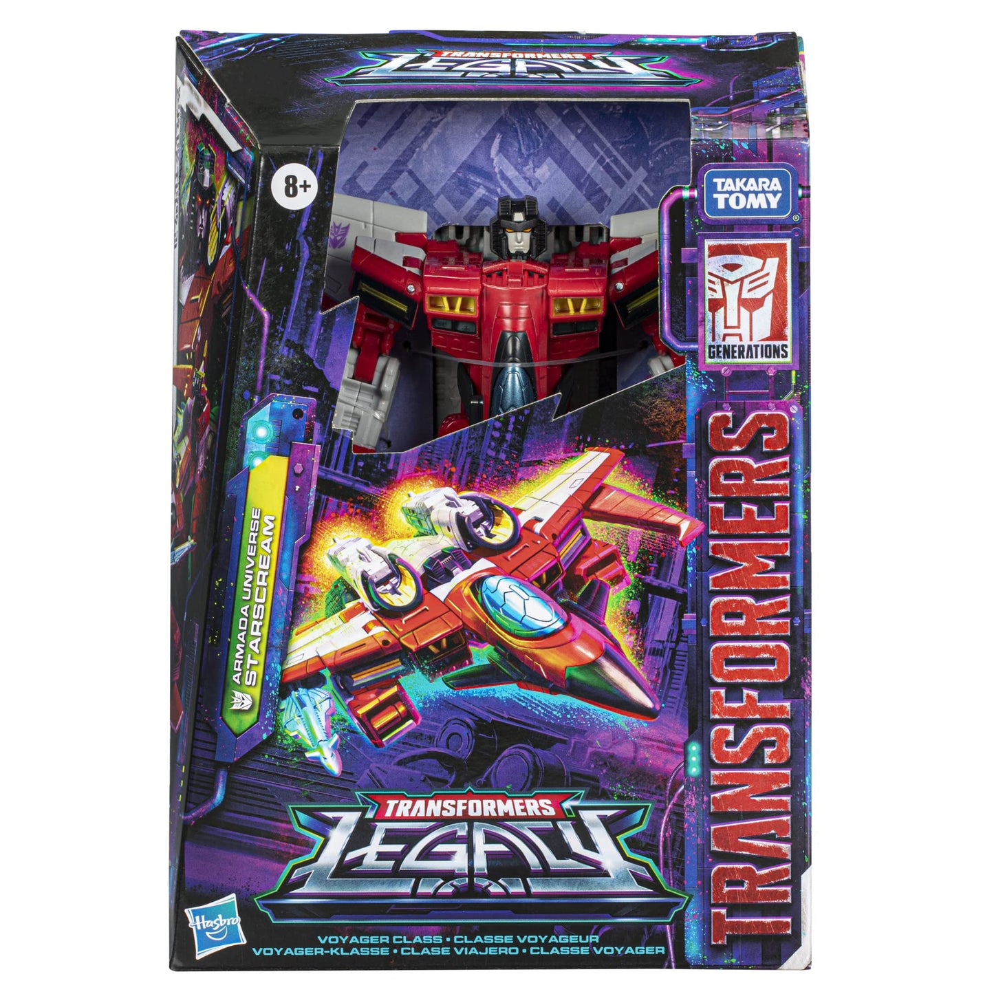 Transformers Toys Generations Legacy Voyager Armada Universe Starscream Action Figure - Kids Ages 8 And Up, 7-Inch