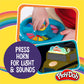 Play-Doh Activity School Bus - Push And Ride On Toy Car For Kids Up To 44 Lbs, Lights And Sounds. Includes Shape And Number Cutters, Play Doh Set, Kids Ride On Toy, Push Car For Girls And Boys