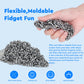 Gimobote Original 1000+ Ferrite Putty Silver, Fidget Toy Ferrite Rocks For Stress Relief, Sensory Toy For Adults & Teens 14+, Fe