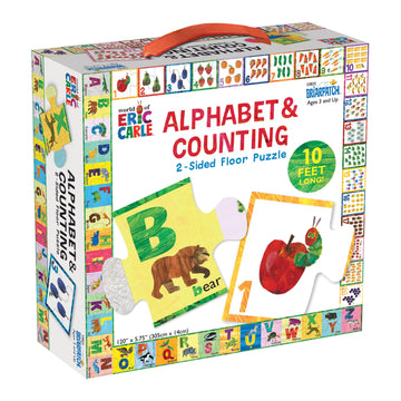 Briarpatch |The World Of Eric Carle Abc/123 2-Sided Floor Puzzle, Multi