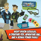 Jazwares Wild Kratts Adventure Playset - 8pc Set with Goggles, Creature Pod, Power Discs & More, Green Pretend Play Accessories for Kids