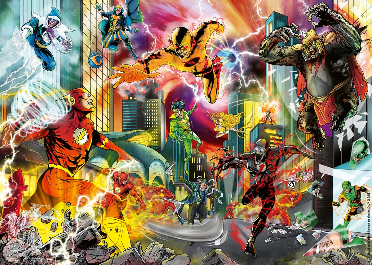 Ravensburger - Puzzle The Flash - Collector's Edition  1000 Pieces  mature-themed Puzzle