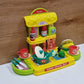 Techhark 30 Pcs Kitchen Play Set Non Toxic Plastic Unbreakable Toys For Girls (Yellow Kitchen)
