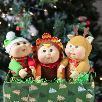 Cabbage Patch Kids Cutie 9' Kane The Elf - Officially Licensed - Collectible, Adoptable Baby Doll Toy Gift For Kids, Girls, Boys - 9 Inches