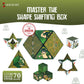Shashibo Avatar The Last Airbender Shape Shifting Box - Award-Winning, Patented Magnetic Puzzle Cube W/ 36 Rare Earth Magnets - Fidget Transforms Into Over 70 Shapes (Avatar - Earth)