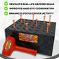 DiFFY Wack A Balloon Pop Game - Interactive Tabletop Activity, 5"x8"x10", Plastic, Birthday Gift for Ages 4+