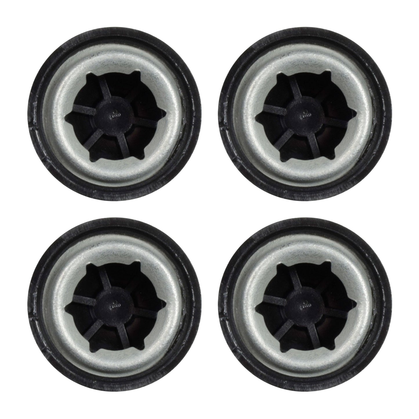 Univen Push Nut Axle Cap Retainer .437'' (7/16'') (11.1mm) Compatible with Power Wheels Toy Cars and More 4 Pack. Please See Mea