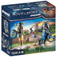 Playmobil Novelmore Combat Training Set - Plastic, One Size, Gray/Black with Red & Gold Accents, Model 71214