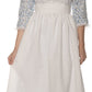 Pioneer Womens Costume With Apron And Bonnet | Small