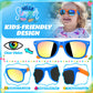 Giftinbox 24Pack Kids Sunglasses Bulk,Kids Sunglasses Party Favor?Neon Sunglasses For Kids Boys Girls Age 3-8,Valentines Day Gifts For Kids, Birthday Party ,Beach, Pool Party Favors