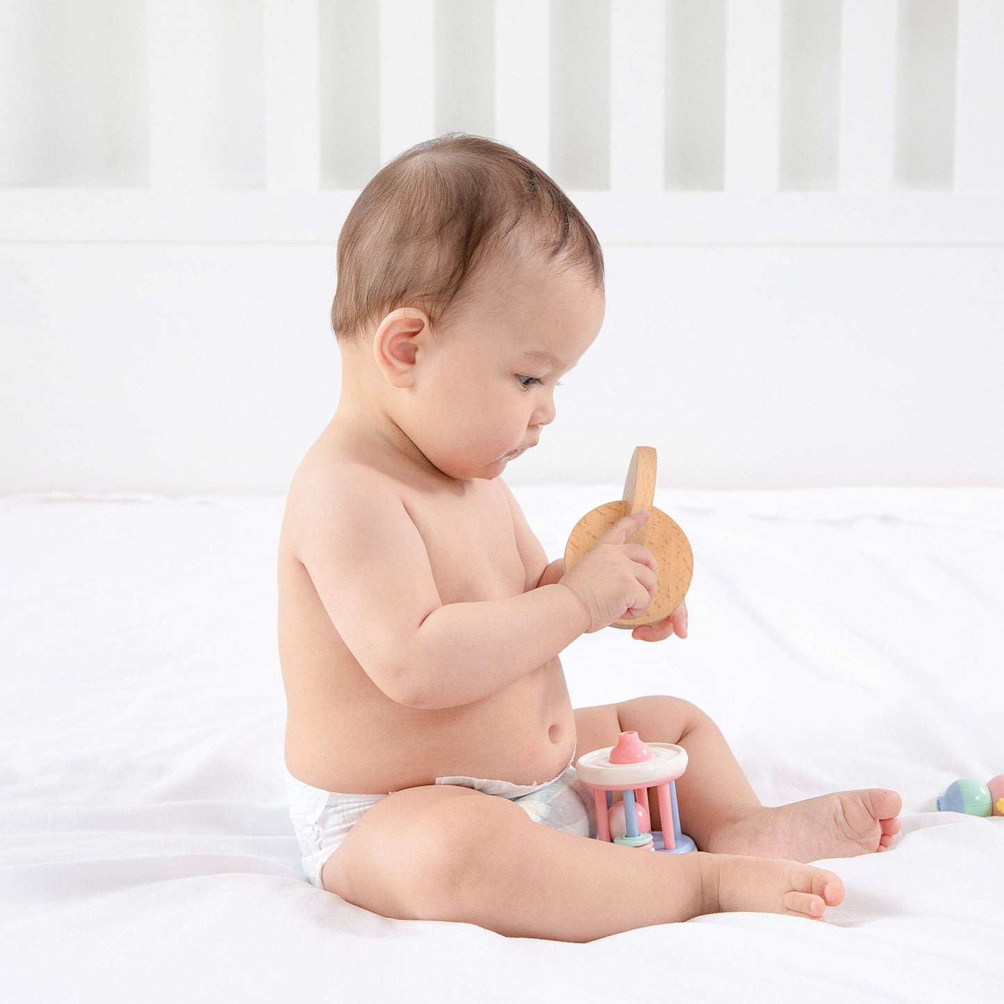 Je Joue Montessori Materials Wooden Interlocking Discs Toys For Baby