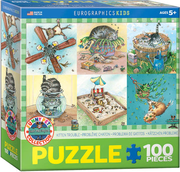 Eurographics 6100-5483 Kitten Trouble By Gary Patterson 100Piece Puzzle