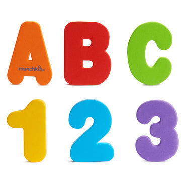 Munchkin Learn Bath Letters And Numbers 36Pc Toddler Bath Toy