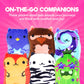 Cats Vs Pickles Chonk Fuchsia Wave A Mystery Bags 1Pk | 6' Cvp Bean Filled Plushies | Blind Bags For Girls And Boys | Surprise Collectibles | Toys For Kids And Adults | Sensory Friendly | 1 Pack