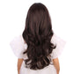 Duduwig Kids Mixed Brown Wig Gilrs Long Dark Brown Middle Part Wig Child Long Wavy Curly Wigs Heat Resistant Synthetic Wigs With