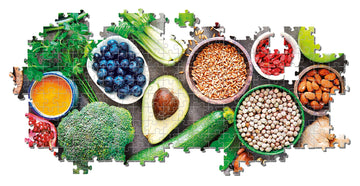 Clementoni - 39518 - Collection Puzzle Panorama - Healthy Veggie - 1000 Pieces - Made In Italy - Jigsaw Puzzles For Adult