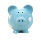 Child To Cherish Ceramic Polka Dot Piggy Bank, Blue