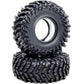 Hobbysoul 1.0 Tires 58Mm Tall All Terrain Super Soft Sticky Mud Tyre For Rc Crawler 1/24 Scx24 1/18 Trx4M Upgrades