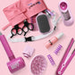 Girls Beauty Hair Salon Toys For Girls, Pretend Play Hair Stylist Toy Kit With Hairdryer, Pretend Play Hair Styling Toy Playset