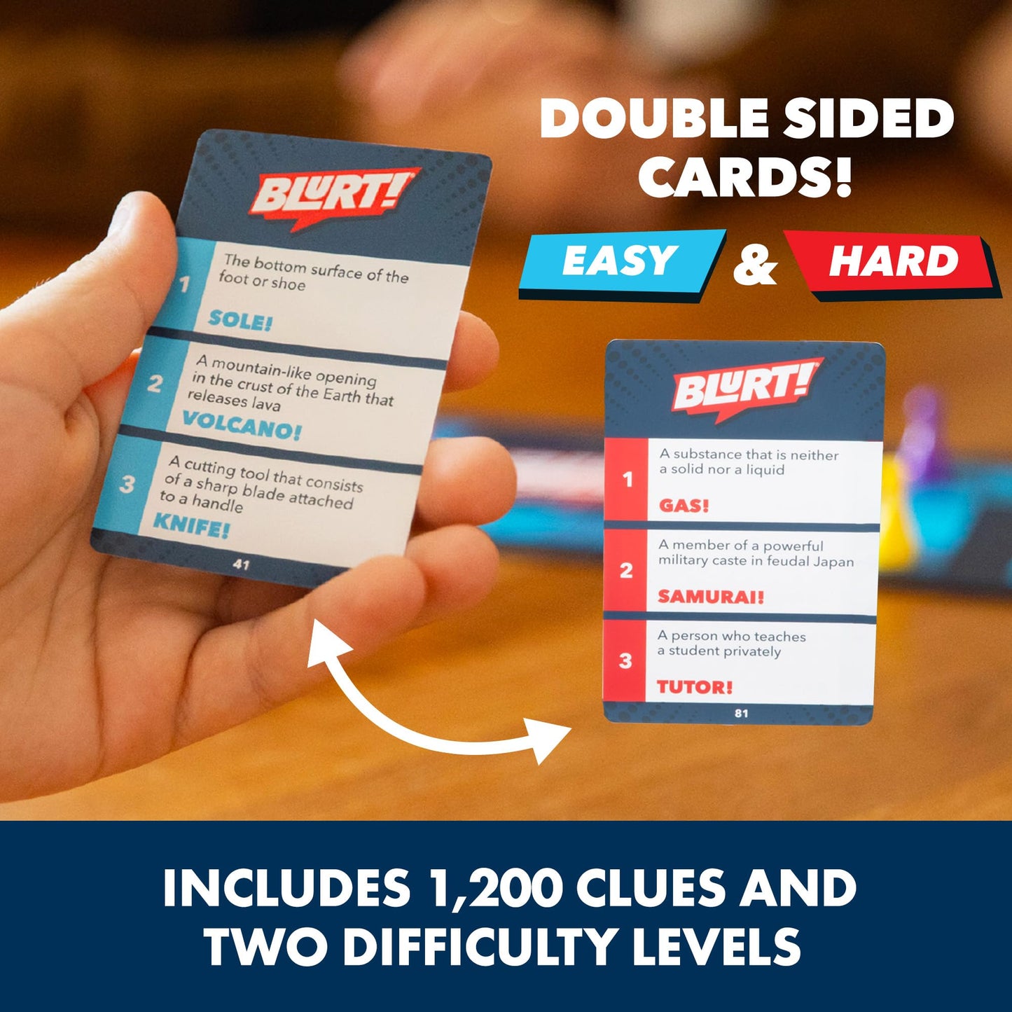 Educational Insights Blurt! The Think-Fast  Shout-It Party Game - Board Games for mature-themed and Kids Ages 7+  Perfect for Kids and Family Game Night