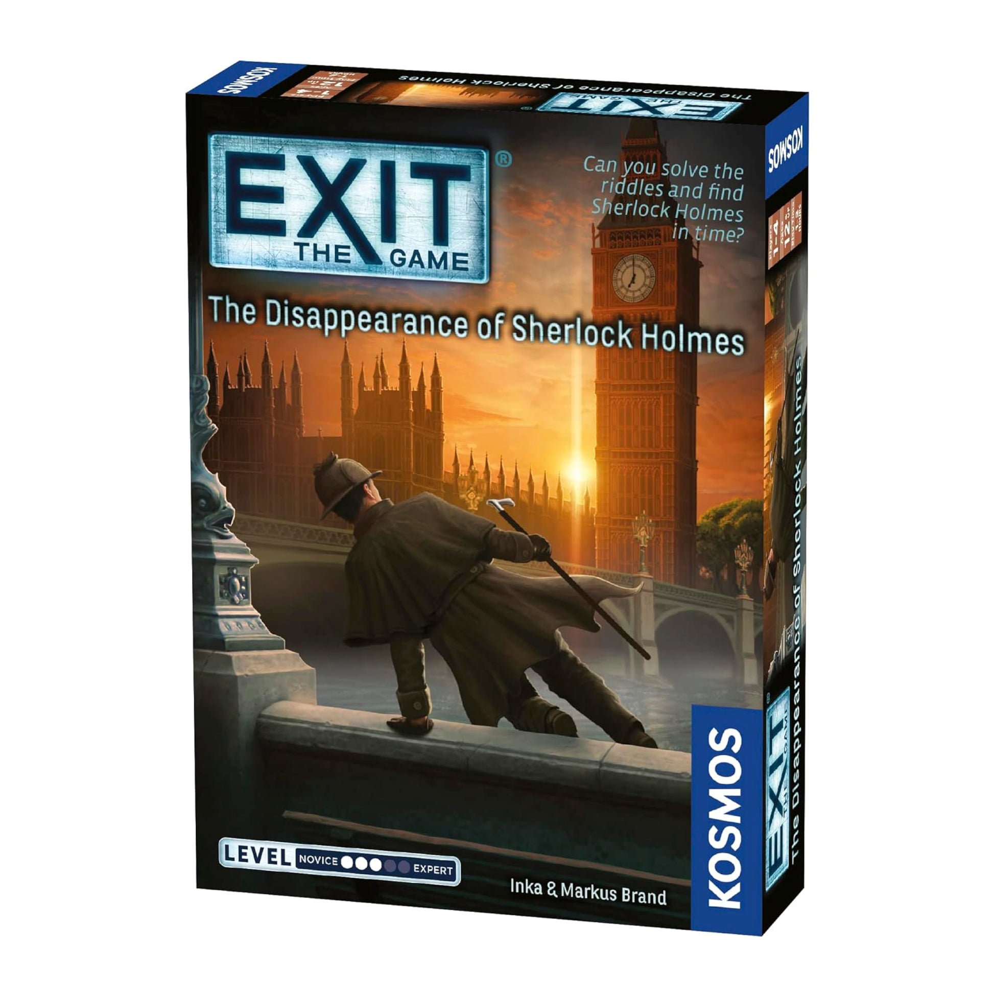 Exit: The Game - The Disappearance Of Sherlock Holmes | Escape Room | Puzzles | Cooperative Games | Mystery Game | London | Kosmos | Family Friendly | 1-4 Players