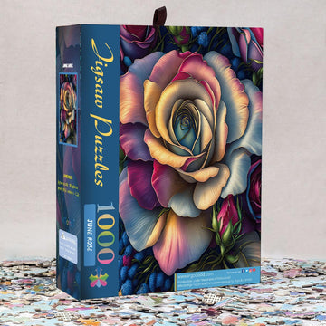 Ingooood Jigsaw Puzzle 1000 Pieces - Fantasy Series - Roses Puzzle Entertainment Toys for mature-themed Puzzles for Home Decoration  Family Puzzle Perfect for Game Nights (June Rose)