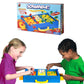 MUKIKIM Scramble Family Board Game - 12-Shape Junior Version, Fast Sorting, Plastic, Red/Green