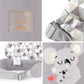 Gagaku Doll Carrier For Kids, Toy Baby Carrier For Toddlers, Reborn Baby Doll Carrier With Adjustable Straps, Boy Reborn Baby Doll Accessories - Gray - Embroidered Koala