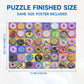 Nattork Jigsaw Puzzles 100 Pieces For Kids Youth Puzzle Beginner (Donuts) Pieces Fit Together Perfectly