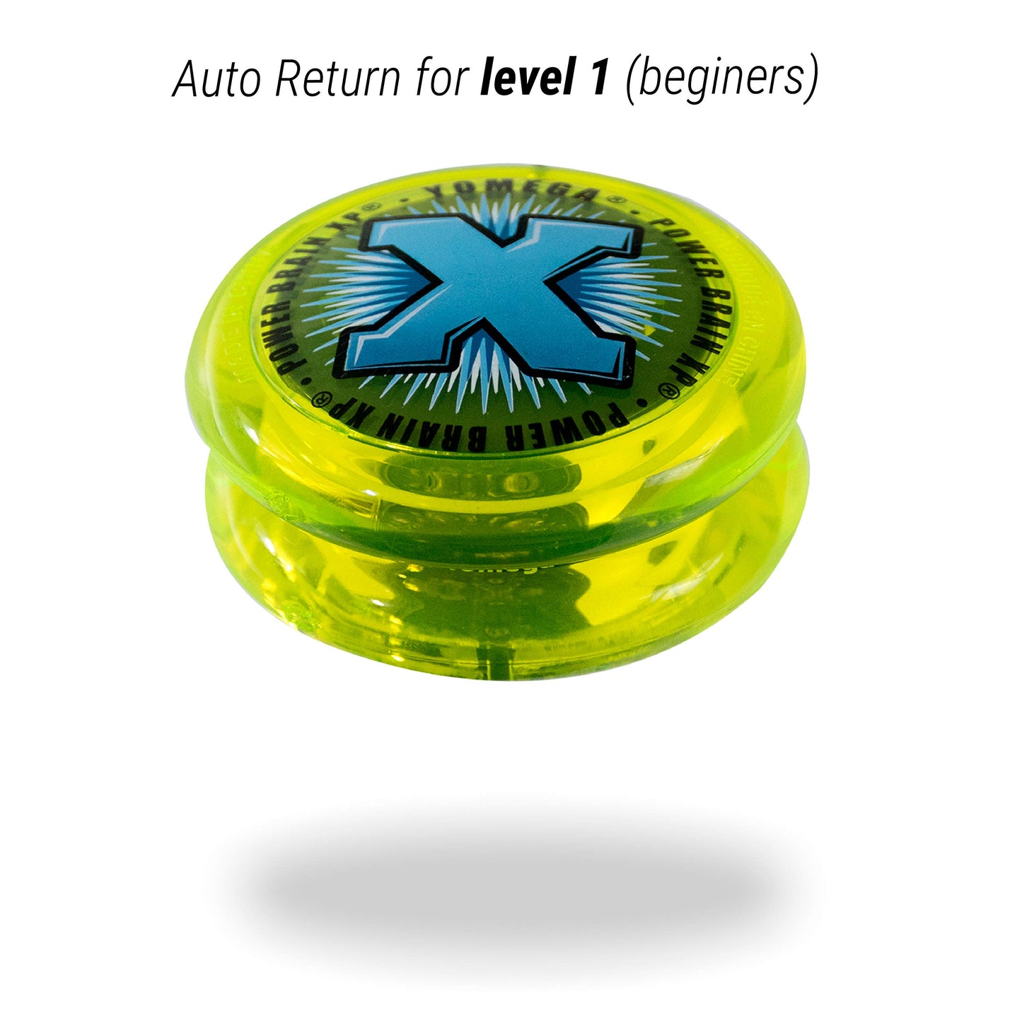Yomega Power Brain XP yoyo - Professional yoyo with a Smart Switch which enables Players to Choose Between Auto-Return and Manua