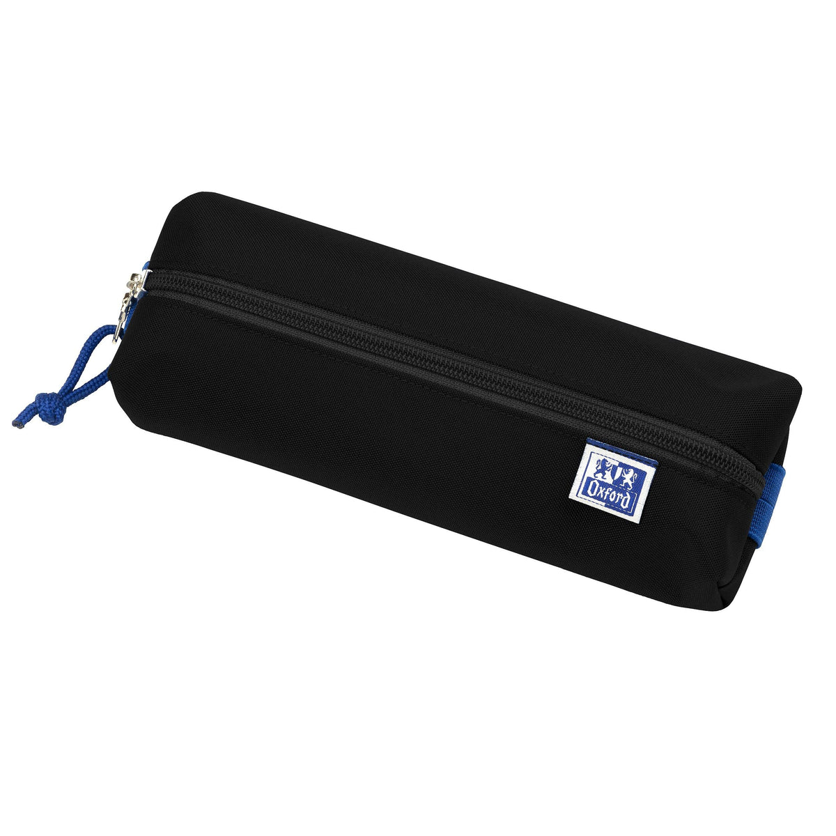 Oxford Durable Polyester Rectangle Pencil Case Small, black, 22x7x4cm, Pencil Case