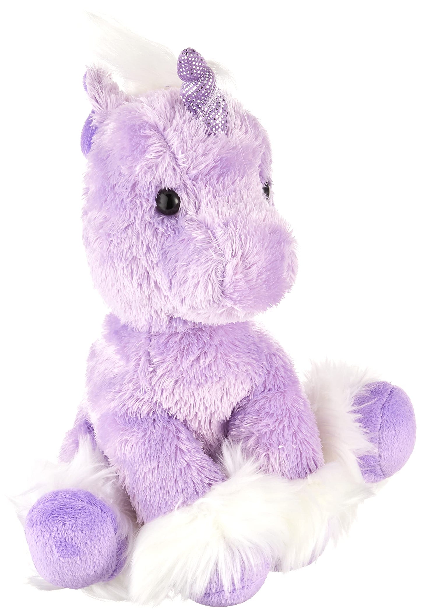 Aurora Unicorn Stuffed Animal - Purple, 11.5 Inches, Polyester - Enchanting Fantasy Dreaming of You™ Model 07791