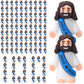 Bememo 100 Pcs Little Jesus Figures Jesus Loves You Original Design Rubber Pocket Toys Little Figures to Hide and Seek Sunday Sc