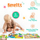 Klevly Large 3 Pk Wooden Toddler Puzzles Ages 2-4 | Wooden Puzzles For Toddlers 1-3 | Montessori Toys For 2 Year Old | Toddler T