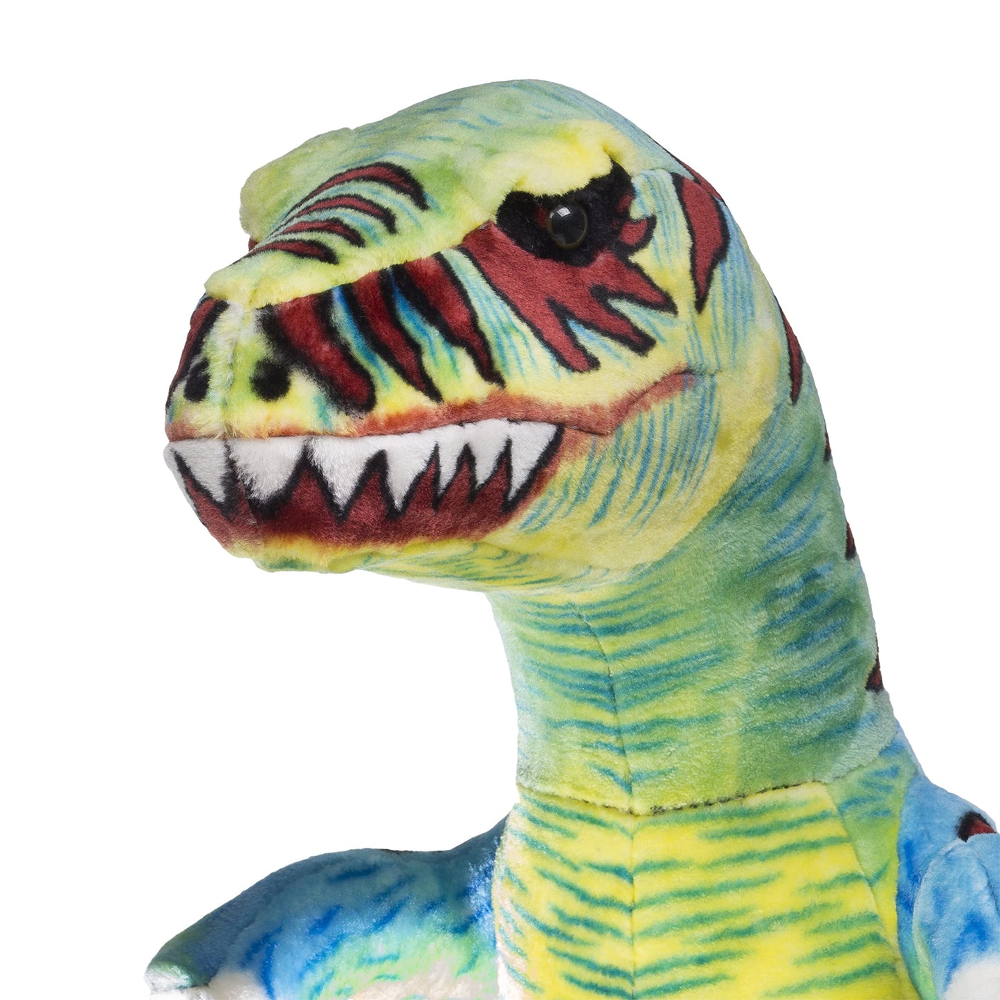 Melissa & Doug Jumbo T-Rex Dinosaur - Lifelike Stuffed Animal (Over 4 Feet Tall)